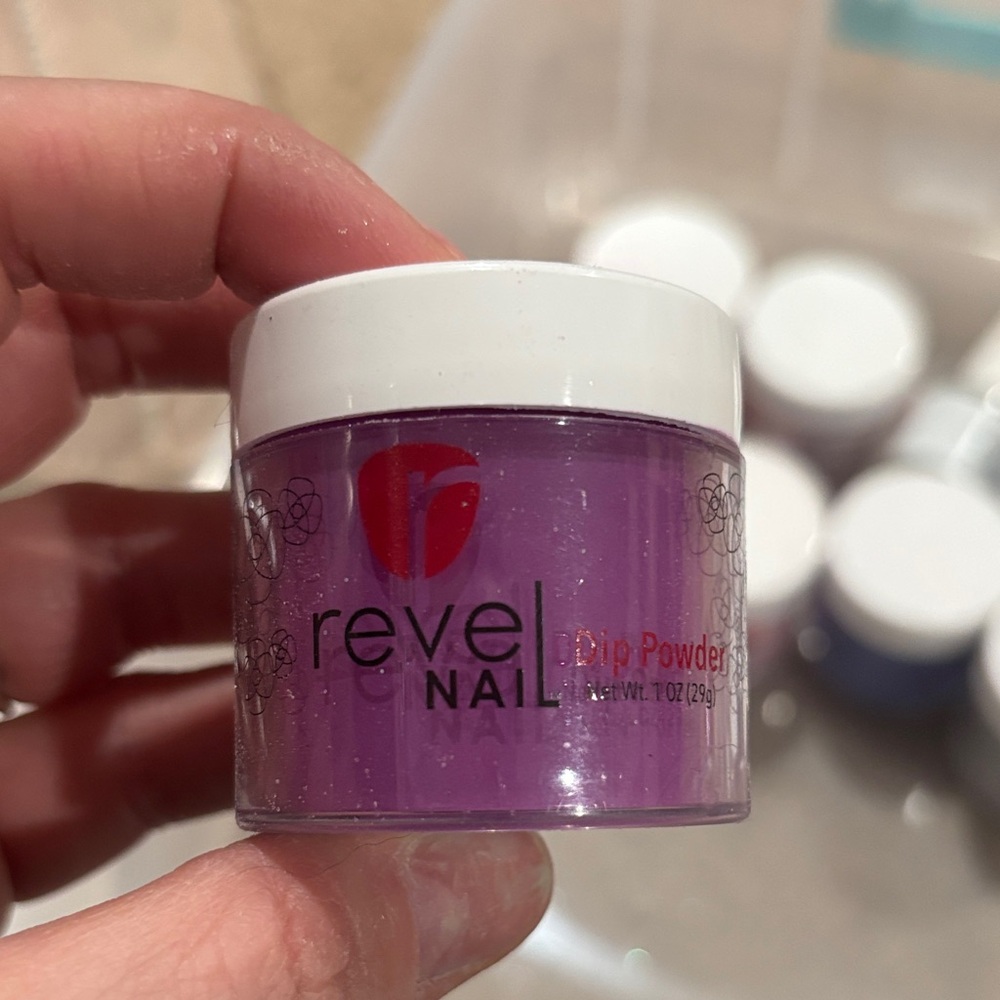 Revel Nail Purple Dip Powder- elderberry 1oz